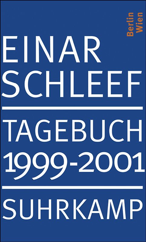 Tagebuch 1999–2001