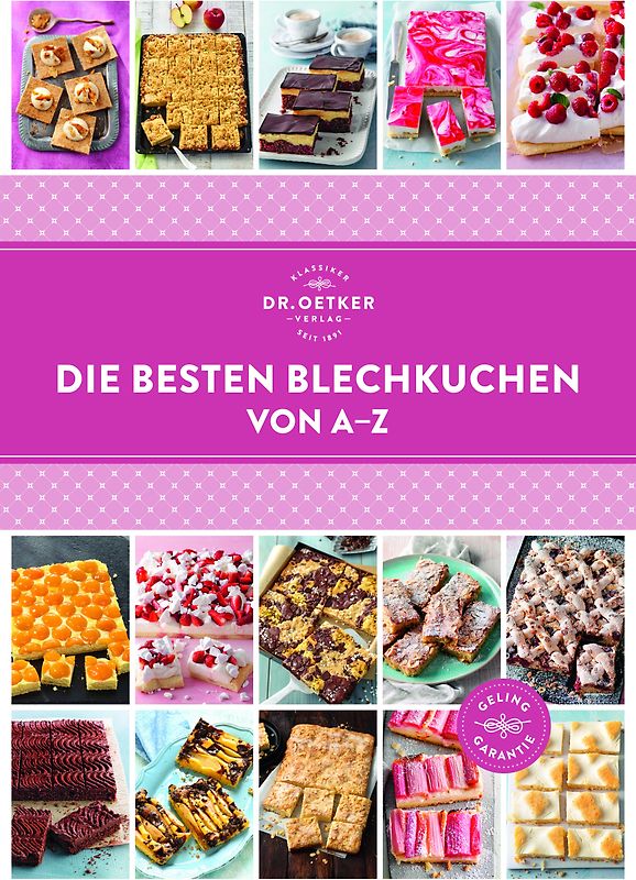 Die besten Blechkuchen von A–Z