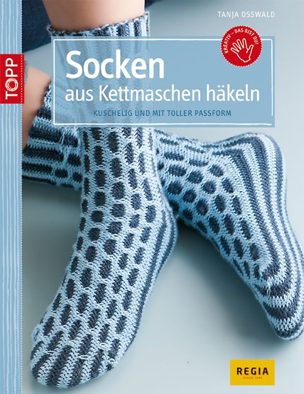 Socken aus Kettmaschen häkeln