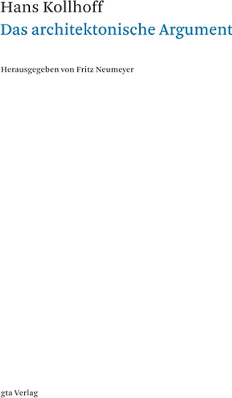 Das architektonische Argument