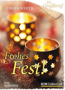 Ein Grußbrief - Frohes Fest! - 5 Stück