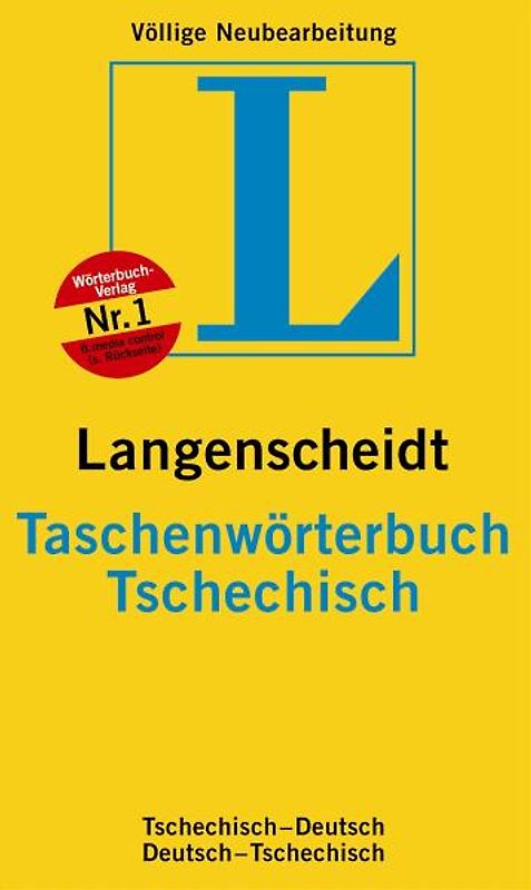 Langenscheidt Taschenwörterbuch Tschechisch. Tschechisch-Deutsch/Deutsch-Tschechisch
