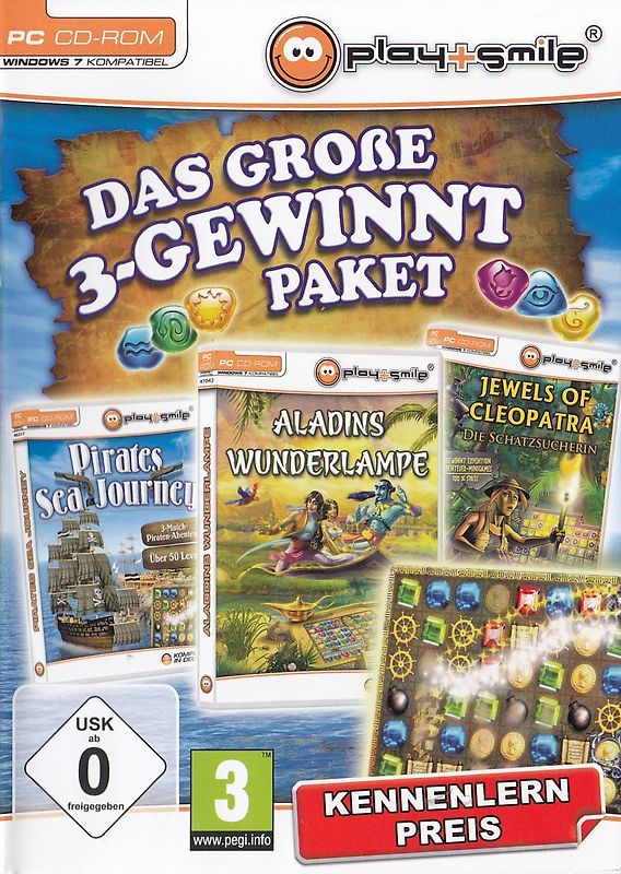 Das große 3-Gewinnt-Paket [Play+Smile] PC Spiele