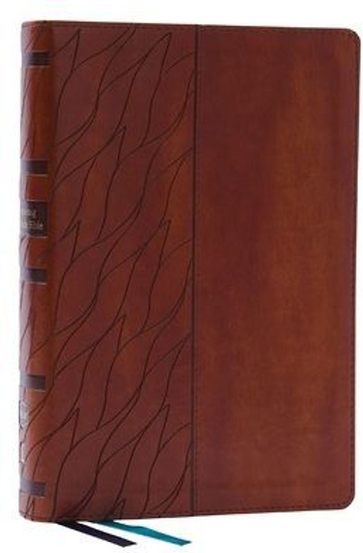 Encountering God Study Bible: Insights from Blackaby Ministries on Living Our Faith (Nkjv, Brown Leathersoft, Red Letter, Comfort Print)