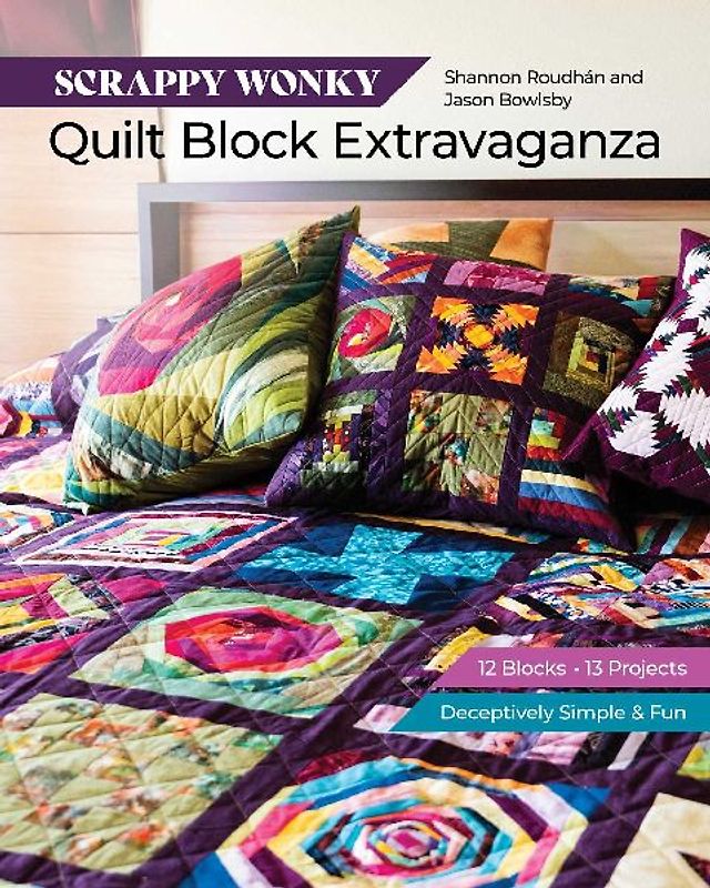 Scrappy Wonky Quilt Block Extravaganza