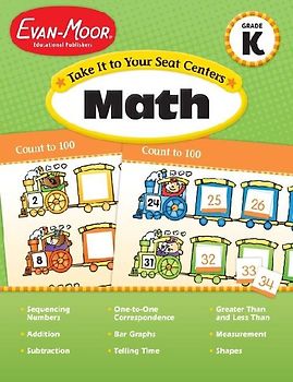 Take It to Your Seat: Math Centers, Kindergarten Teacher Resource