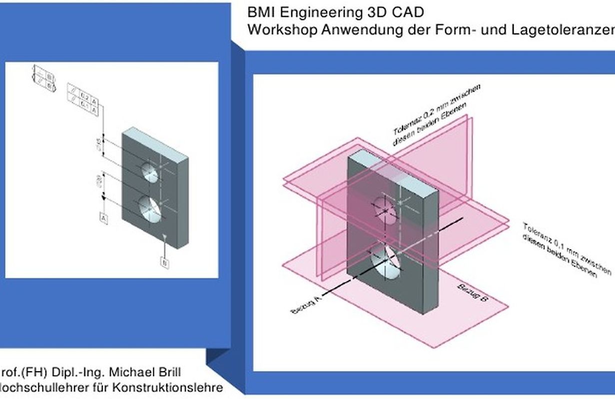 Anwendung der Form- und Lagetolerierung / Workshop Anwendung der Form- und Lagetolerierung 3D CAD