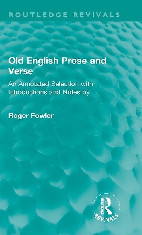 Old English Prose and Verse
