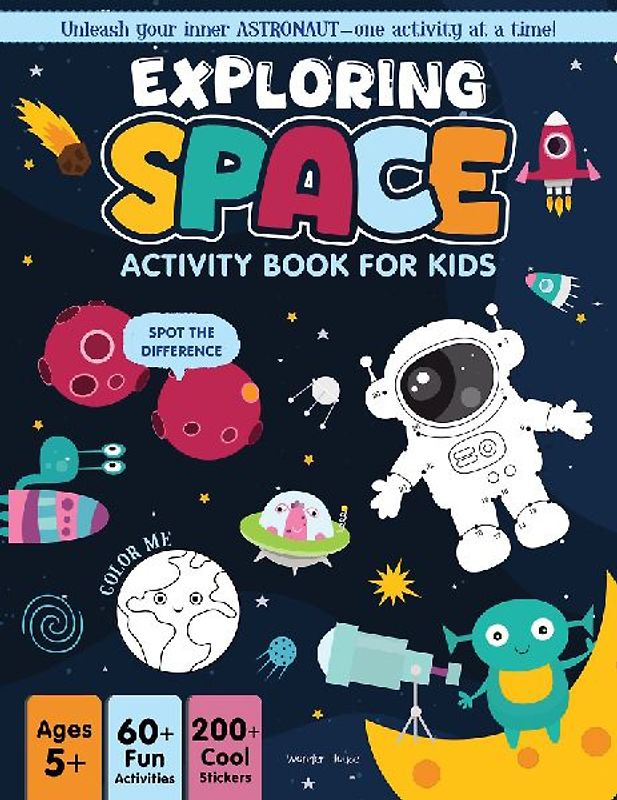 Exploring Space Activity Book for Kids