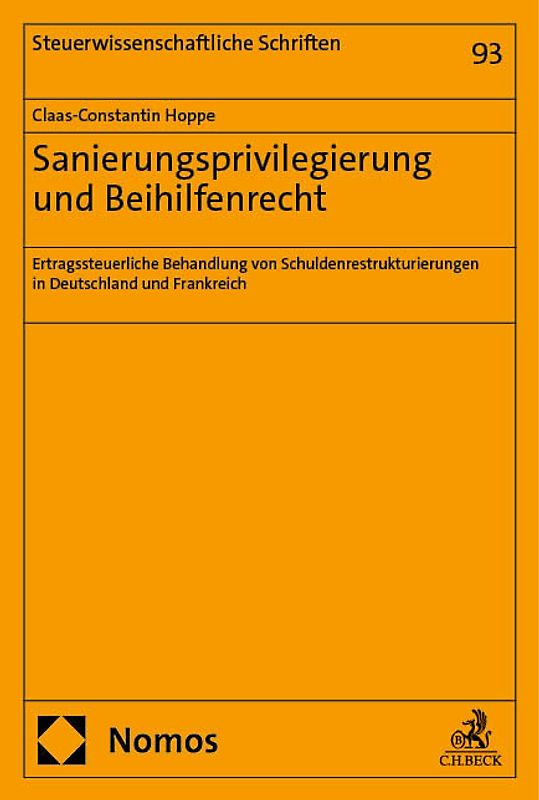 Sanierungsprivilegierung und Beihilfenrecht