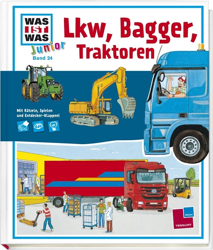 WAS IST WAS Junior Band 24. Lkw, Bagger, Traktoren