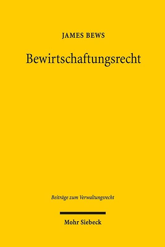 Bewirtschaftungsrecht