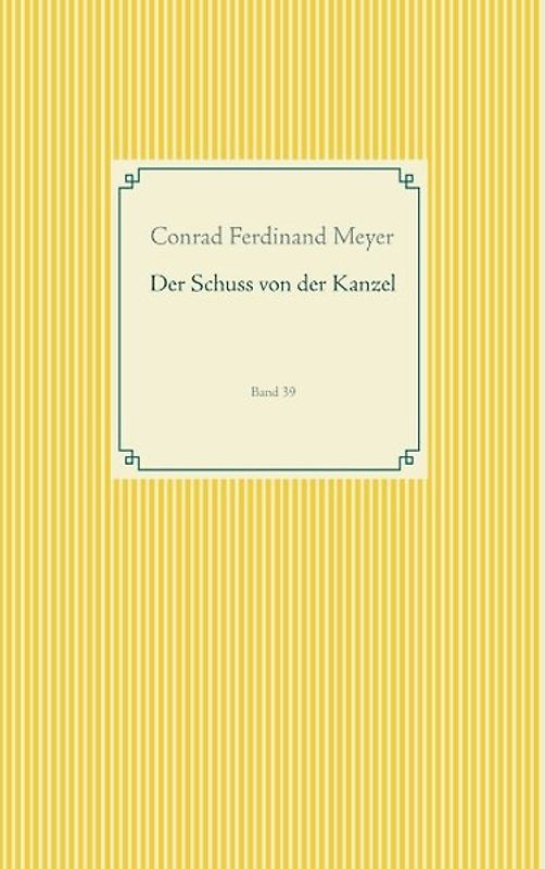 Der Schuss von der Kanzel
