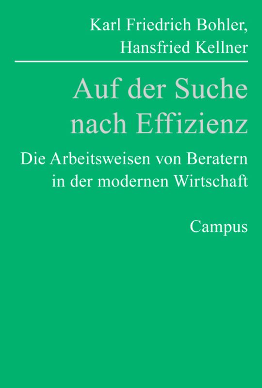 Auf der Suche nach Effizienz