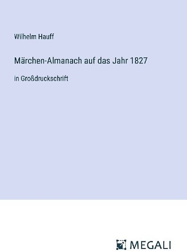 Märchen-Almanach auf das Jahr 1827