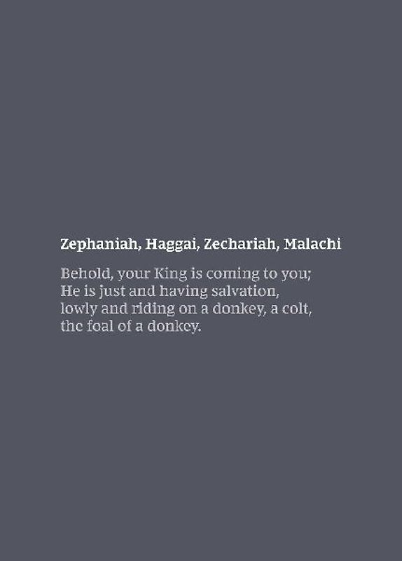 NKJV Bible Journal - Zephaniah, Haggai, Zechariah, Malachi