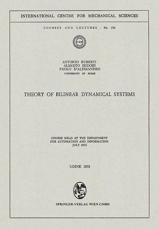 Theory of Bilinear Dynamical Systems