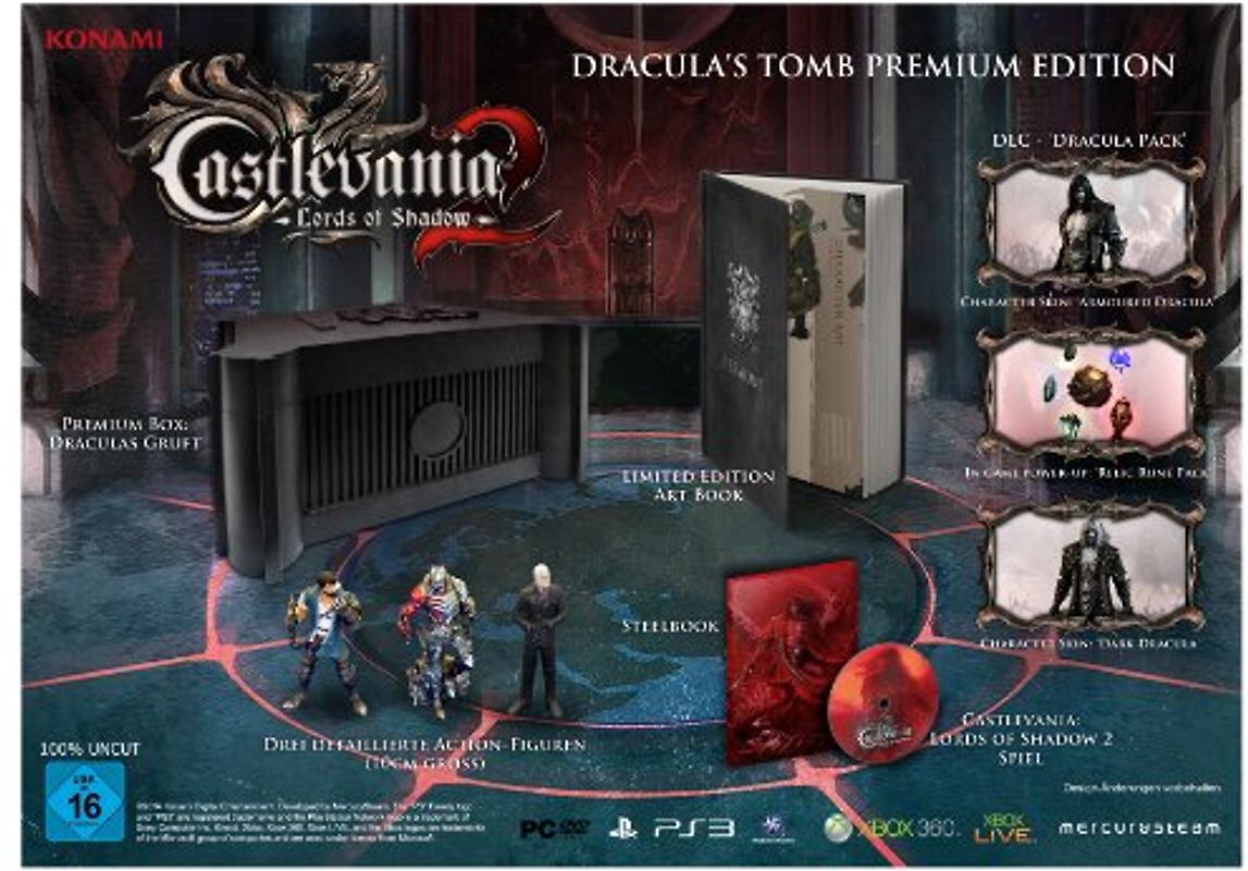Castlevania: Lords of Shadow 2 [Collector's Edition inkl. Artbook, Steelbook, 3 Action Figuren, Premiumbox: Draculas Gruft] PlayStation 3