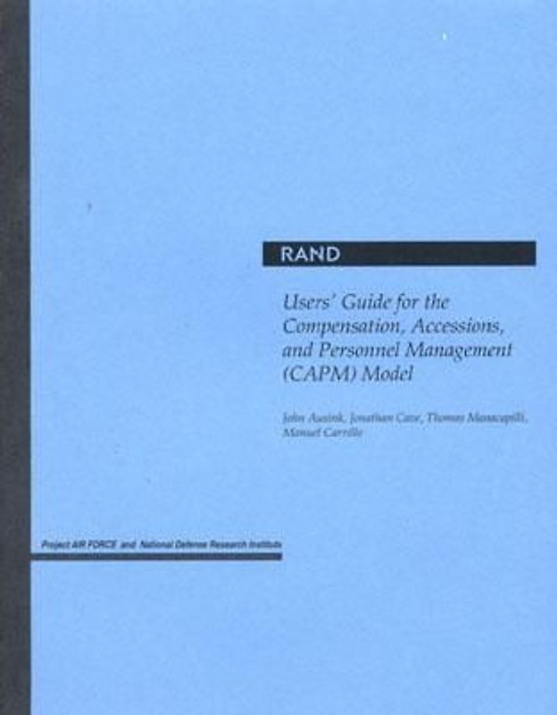 Users' Guide for the Compensation, Accessions, and Personnel Management