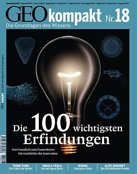 GEO kompakt / GEOkompakt 18/2009 - Die 100 wichtigsten Erfindungen