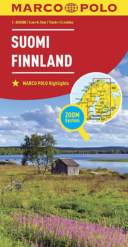 MARCO POLO Länderkarte Finnland 1:850.000