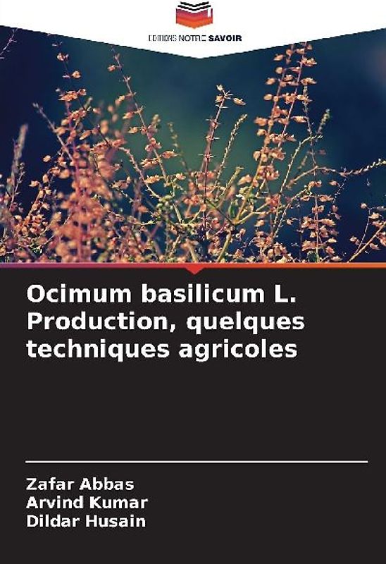 Ocimum basilicum L. Production, quelques techniques agricoles