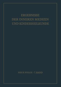 Ergebnisse der Inneren Medizin und Kinderheilkunde