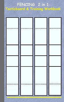 Fencing 2 in 1 Tacticboard and Training Workbook