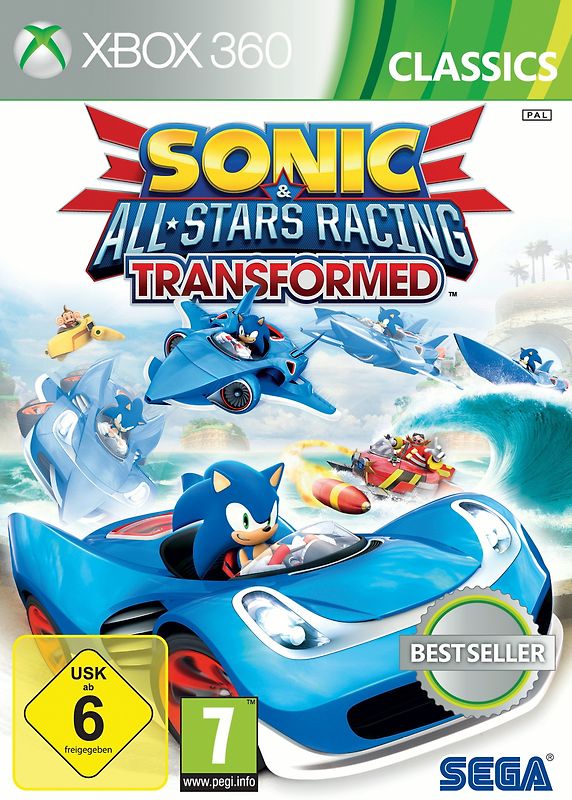 SONIC All-Stars Racing Transformed [Software Pyramide] Xbox 360
