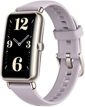 Huawei Watch Fit Mini 52 mm oro con correa de fluorelastómero taro purple