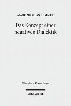 Das Konzept einer negativen Dialektik