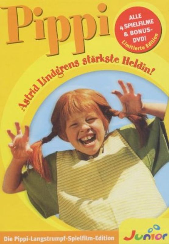 Pippi Langstrumpf - Die Spielfilm-Edition auf DVD (4 DVDs) - Astrid Lindgren DVD