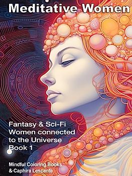 Meditative Women: Fantasy and Sci-Fi Women connected to the Universe - Book 1