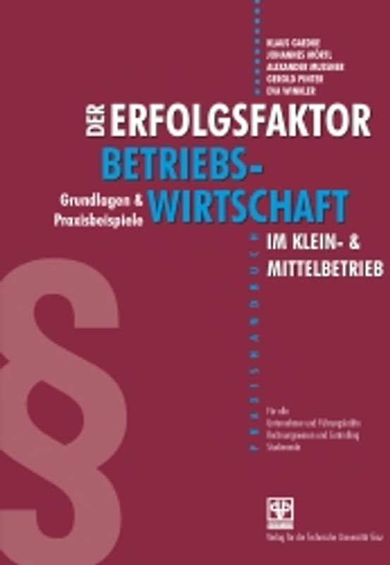 Erfolgsfaktor Betriebswirtschaft für Klein- und Mittelbetriebe