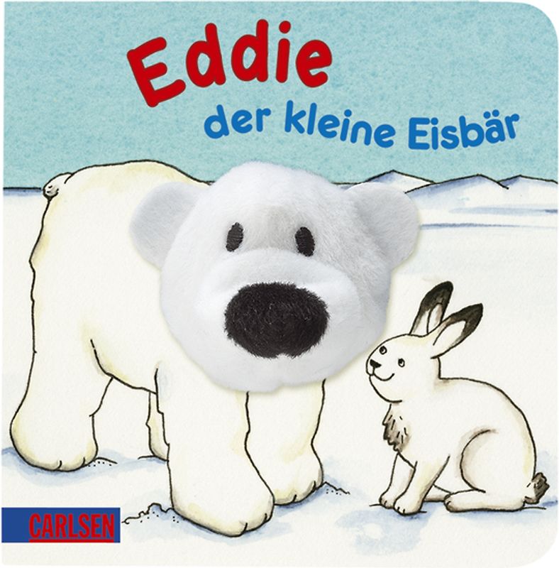 Fingerpuppen-Bücher: Eddie, der kleine Eisbär