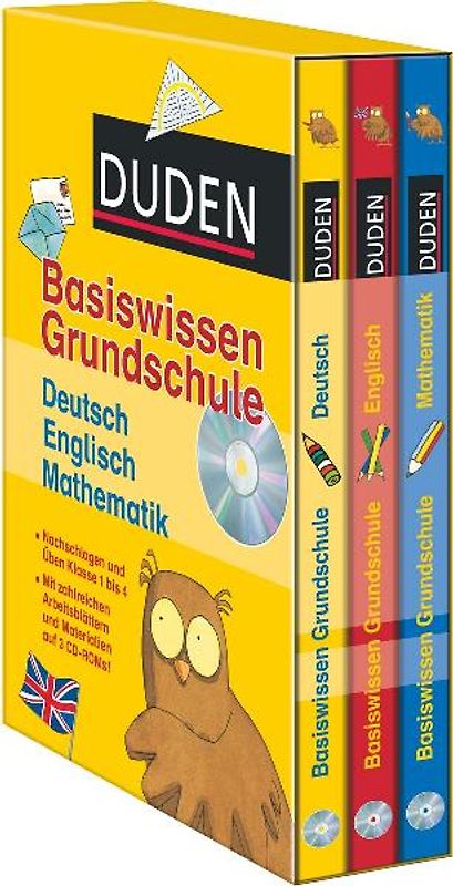 Duden Basiswissen Grundschule Deutsch/Englisch/Mathematik 1. bis 4. Klasse