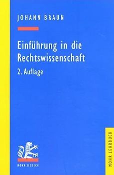 Einführung in die Rechtswissenschaft