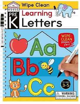 Learning Letters (Pre-K Wipe Clean Workbook)
