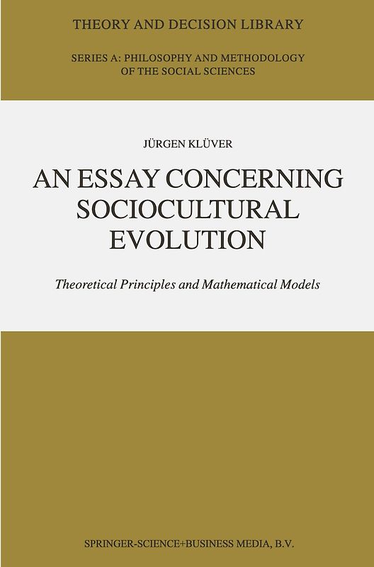 An Essay Concerning Sociocultural Evolution