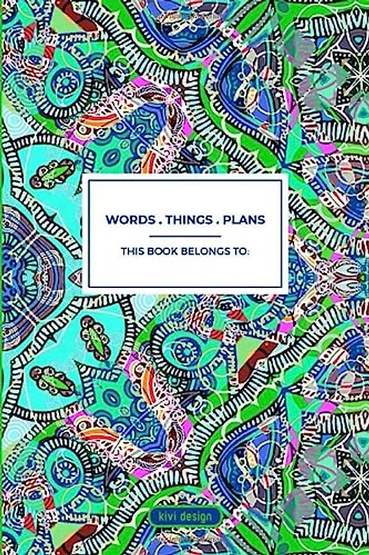Words . Things . Plans VOLUME 3 – Softcover Notebook/Journal/Diary/Sketchbook with inspirational quotes