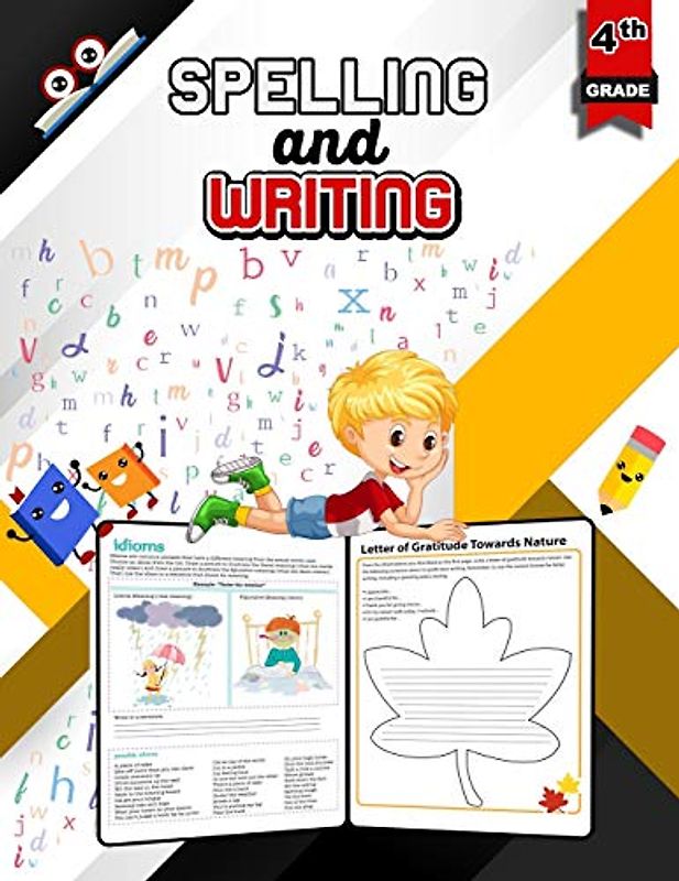 Spelling and Writing for Grade 4: Spell & Write Educational Workbook for 4th Grade, Fourth Grade Spelling & Writing