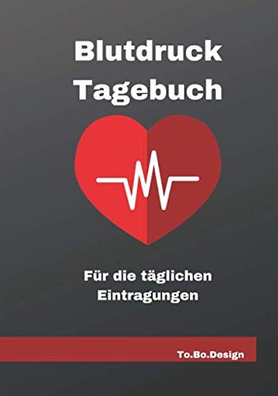 Blutdrucktagebuch: DIN a5: Mehr als 100 Seiten: Blutdruckpass für die übersichtliche Eintragung ihrer täglichen Messergebnisse