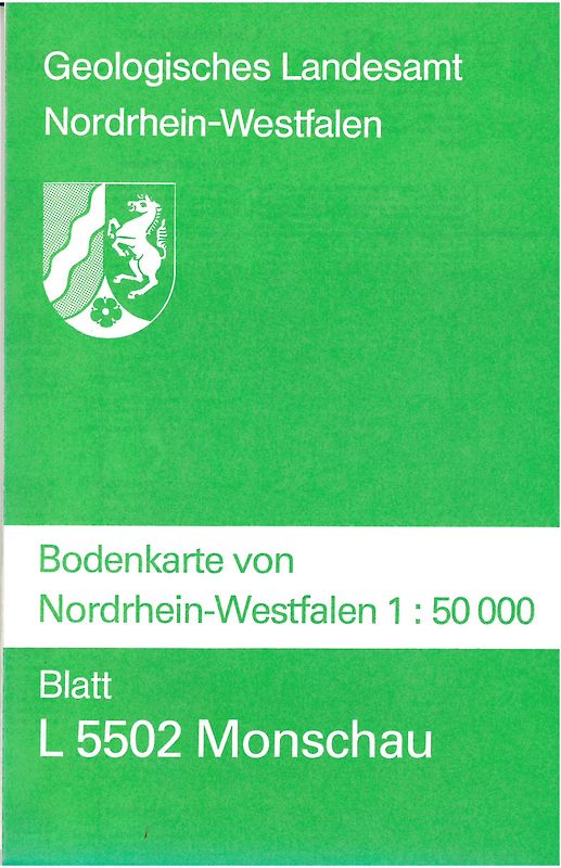 Bodenkarten von Nordrhein-Westfalen 1:50000 / Monschau