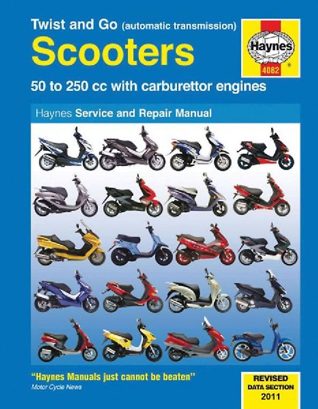 Twist And Go (Automatic Transmission) Scooters Service And Repair Manual