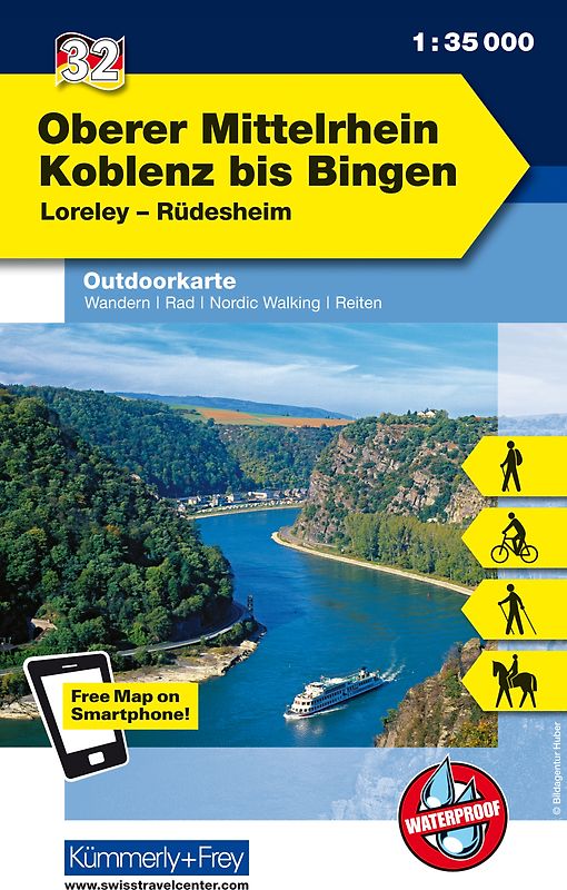 Oberer Mittelrhein von Koblenz - Bingen, Loreley, Rüdesheim