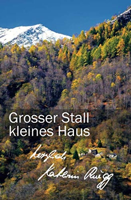 Grosser Stall, kleines Haus: Sechstes Tessiner Tagebuch