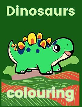 Dinosaurs colouring: 8.5x11 inch dinosaurs colouring book
