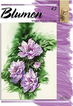 Blumen (Aquarell + Öl)