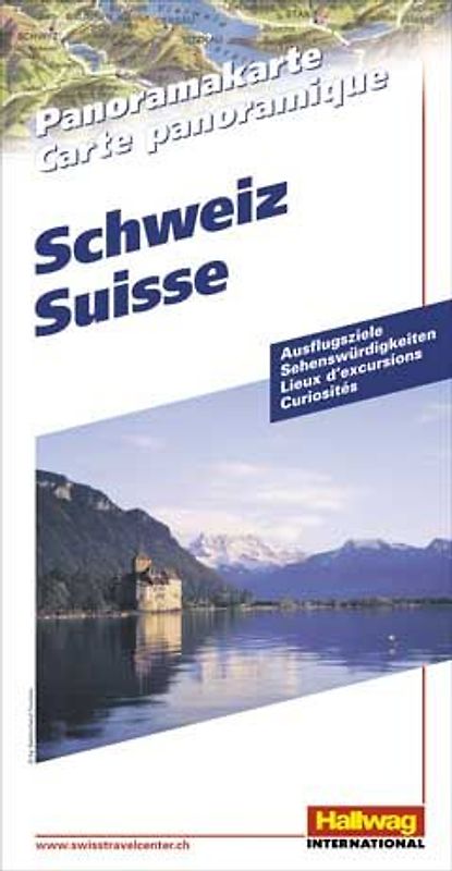 Schweiz Panoramakarte