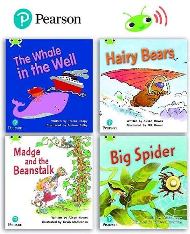 Learn to Read at Home with Bug Club Phonics: Phase 5 - Year 1, Terms 2 and 3 (4 fiction books)